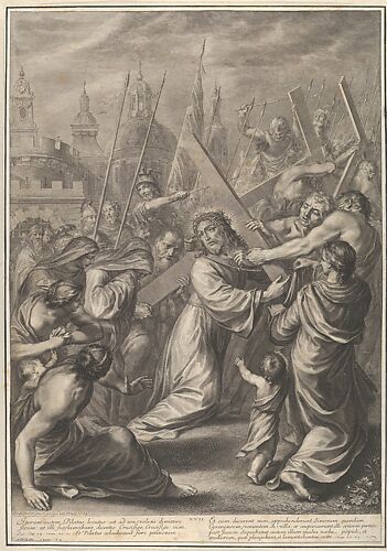 Christ Carrying the Cross, from The Passion of Christ, plate 17