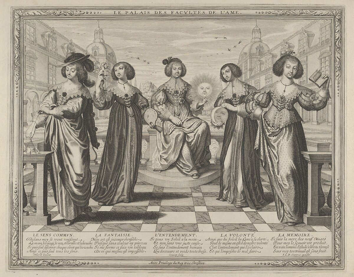 The Palace of Faculties of the Soul (Le Palais des Facultes de l'Ame), Jean Couvay (French, Arles ca. 1605–1663 Paris), Engraving 