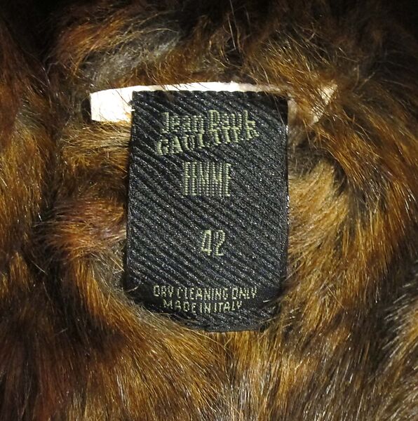 Hat, Jean Paul Gaultier (French, born 1952), silk, fur, French