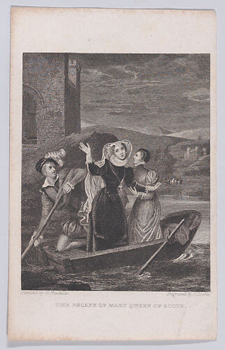 The escape of Mary, Queen of Scots from Loch Leven Castle