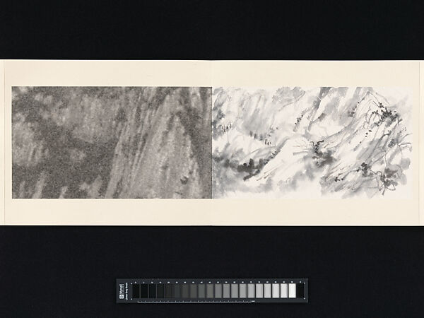 Mount Huang, Arnold Chang (American, born 1954), Album of twelve leaves; inkjet print and ink on Xuan paper, China