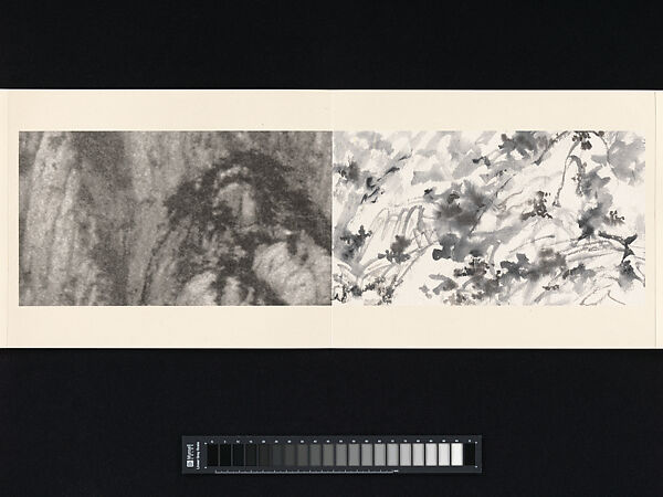 Mount Huang, Arnold Chang (American, born 1954), Album of twelve leaves; inkjet print and ink on Xuan paper, China