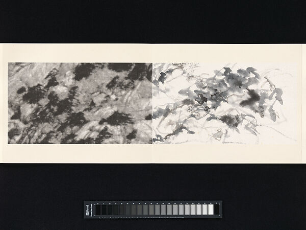 Mount Huang, Arnold Chang (American, born 1954), Album of twelve leaves; inkjet print and ink on Xuan paper, China