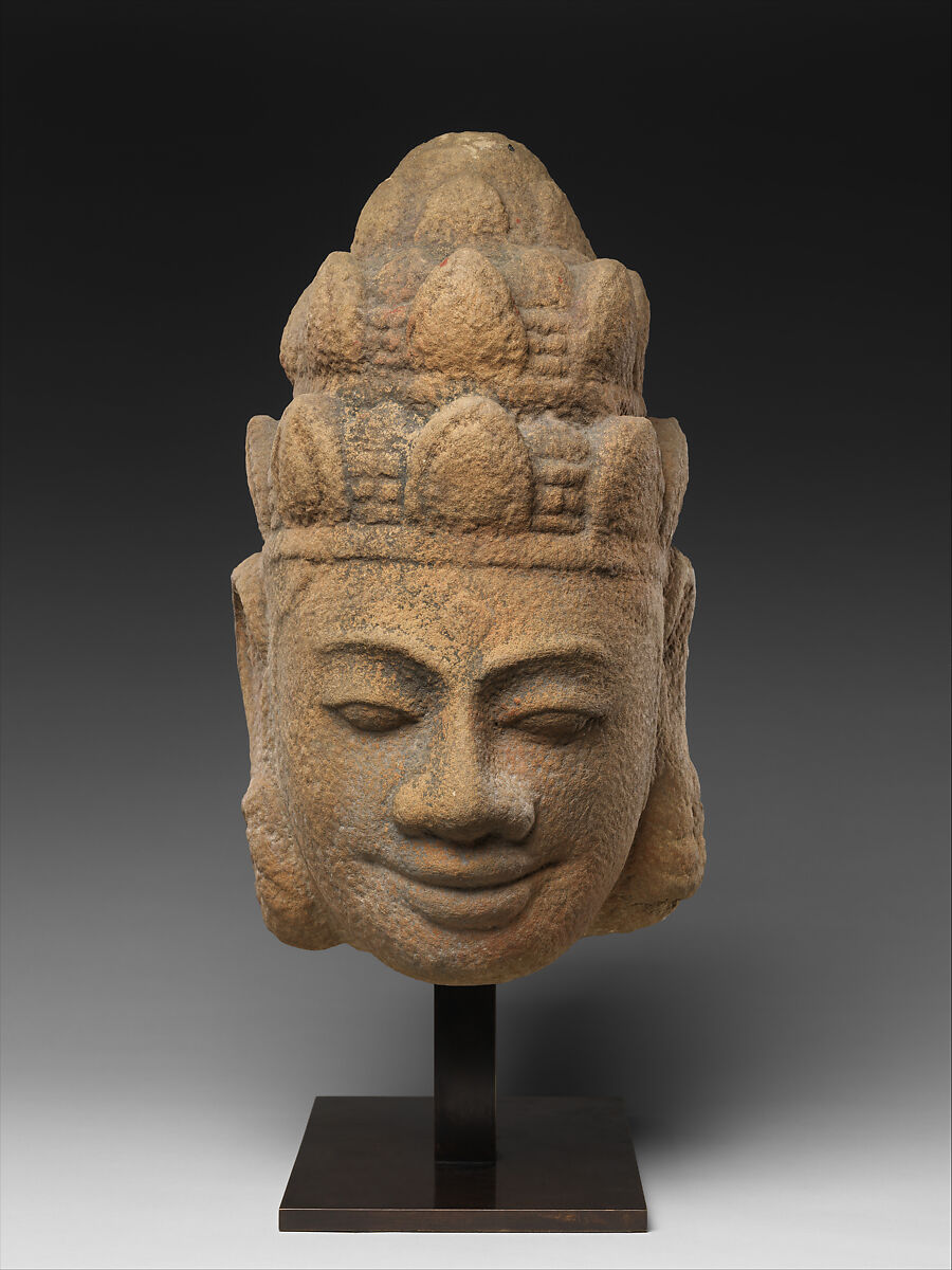 Head of Shiva, Sandstone, Central Vietnam 
