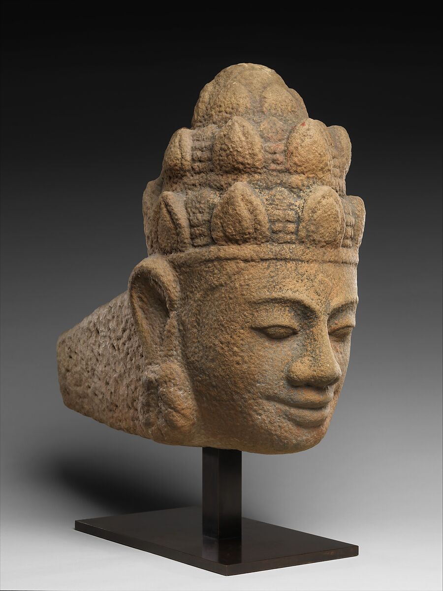 Head of Shiva, Sandstone, Central Vietnam