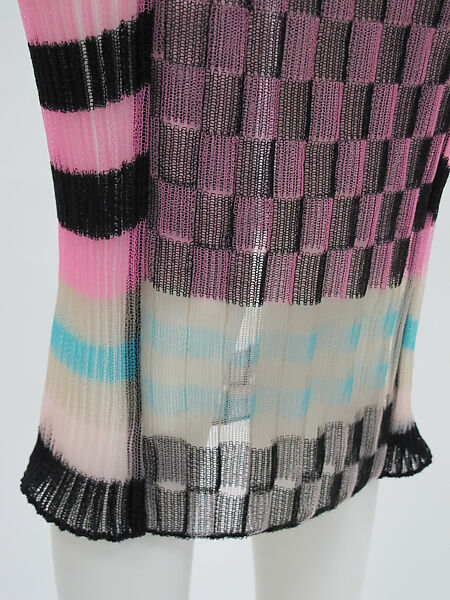 Dress, House of Dior (French, founded 1946), polyamide, polyurethane elastomer (ester), wool, French