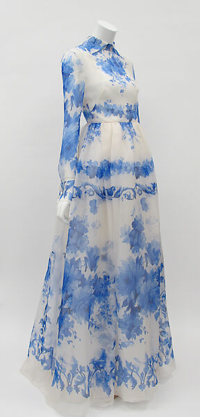 Dress, Valentino S.p.A. (Italian, founded 1959), silk, metal, Italian