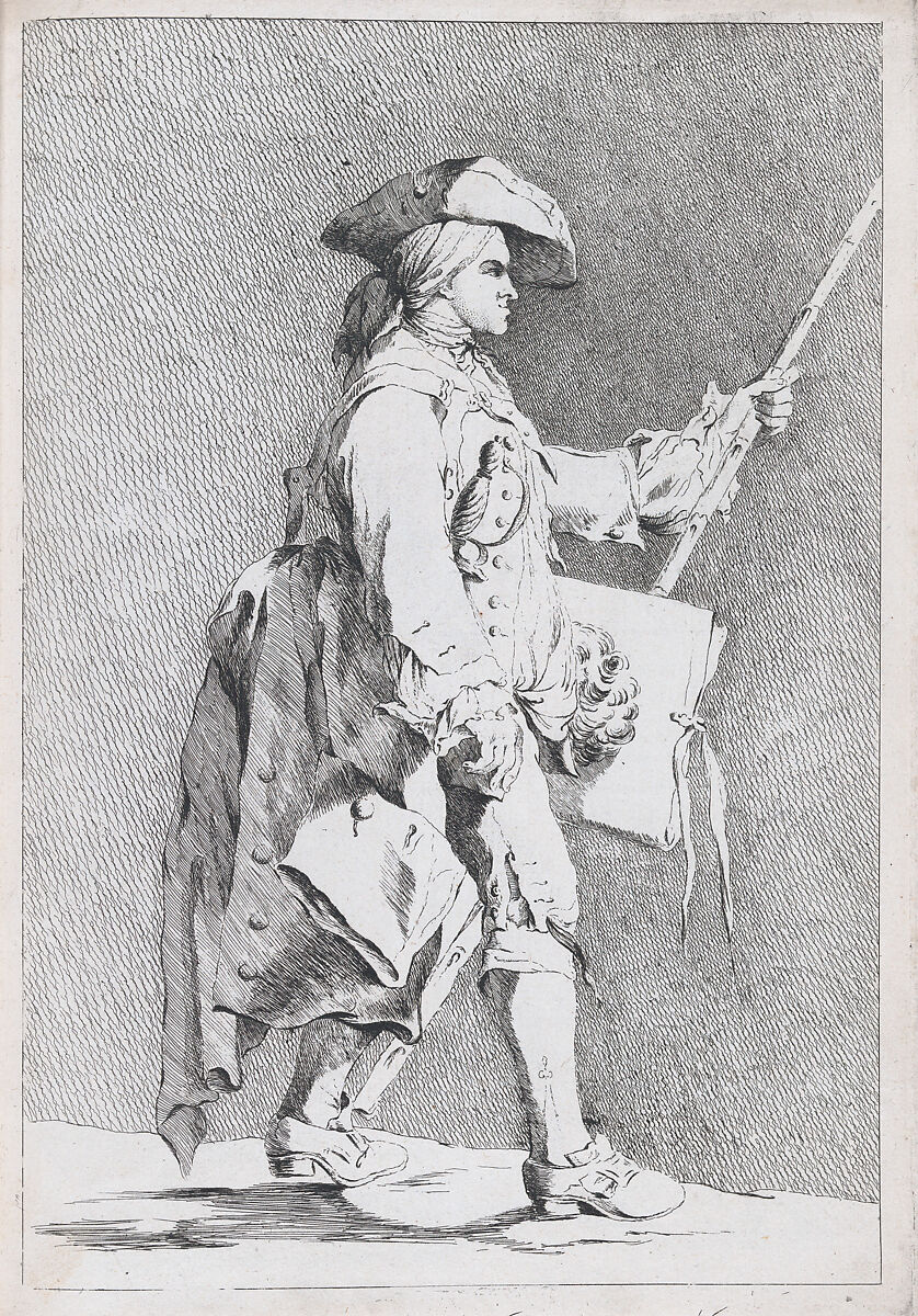 Album of Caricatures, Ange-Laurent de La Live de Jully (1725–1779), Etchings