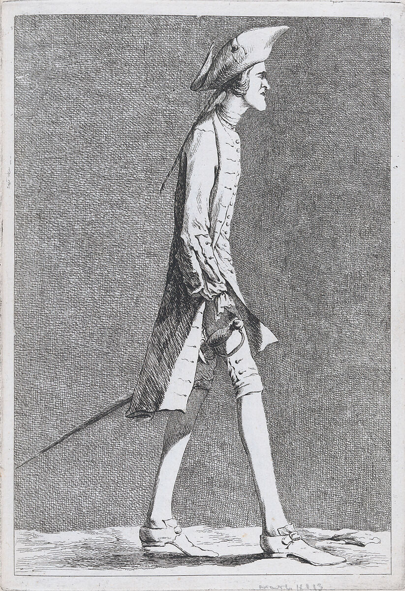 Album of Caricatures, Ange-Laurent de La Live de Jully (1725–1779), Etchings