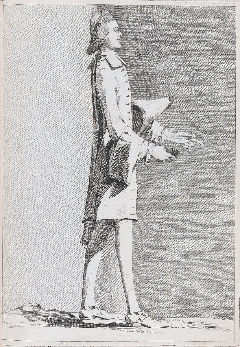 Album of Caricatures, Ange-Laurent de La Live de Jully (1725–1779), Etchings