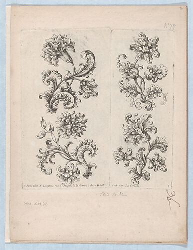 Series of Small Flower Motifs, Plate 1