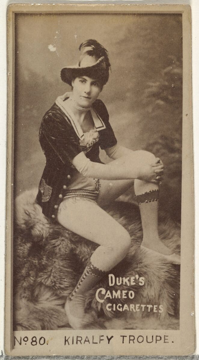 Card Number 80, Kiralfy Troupe, from the Actors and Actresses series (N145-4) issued by Duke Sons & Co. to promote Cameo Cigarettes, Issued by W. Duke, Sons &amp; Co. (New York and Durham, N.C.), Albumen photograph 