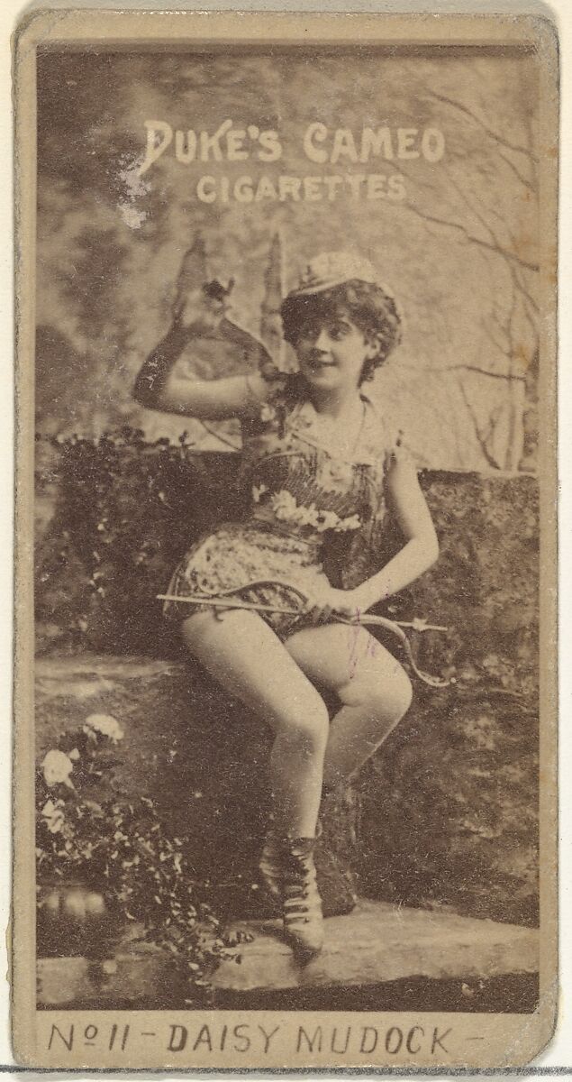Card Number 11, Daisy Murdoch, from the Actors and Actresses series (N145-4) issued by Duke Sons & Co. to promote Cameo Cigarettes, Issued by W. Duke, Sons &amp; Co. (New York and Durham, N.C.), Albumen photograph