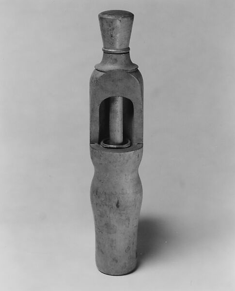 Bottle Corker, United Society of Believers in Christ’s Second Appearing (“Shakers”) (American, active ca. 1750–present), Wood; Maple, pewter, American, Shaker