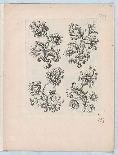 Series of Small Flower Motifs, Plate 2