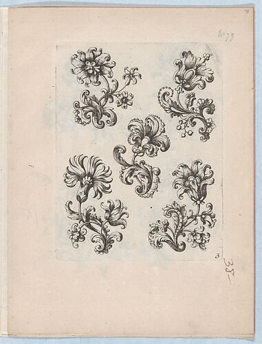 Series of Small Flower Motifs, Plate 3