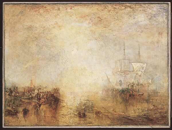 “Hurrah! for the Whaler Erebus! Another Fish!”, Joseph Mallord William Turner (British, London 1775–1851 London), Oil on canvas 