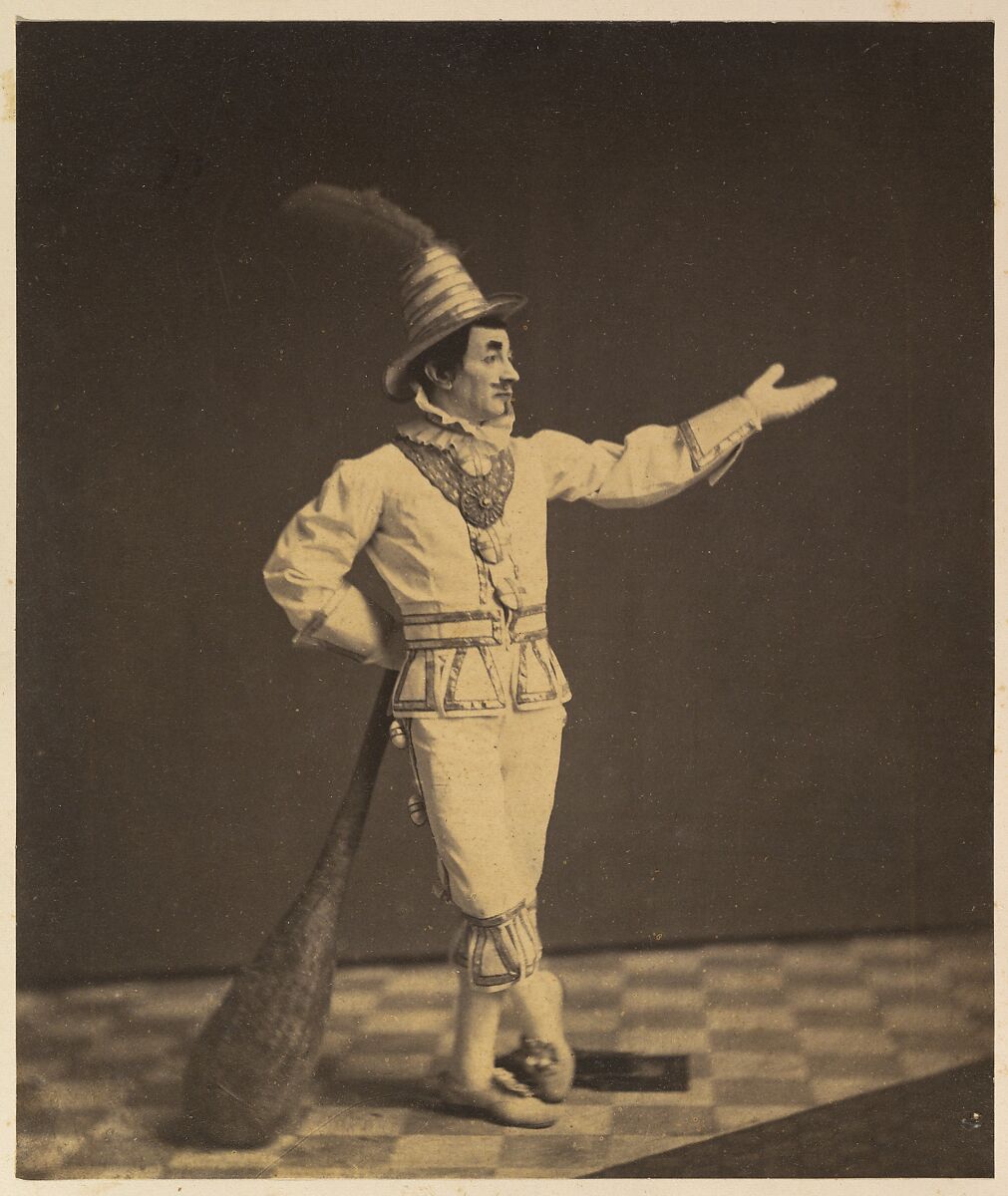 [Clown], Charles DeForest Fredricks (American, 1823–1894), Albumen silver print 