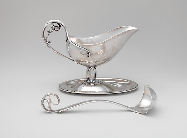 Sauceboat, Peer Smed (American (born Denmark), Copenhagen 1878–1943 New York), Silver, American 