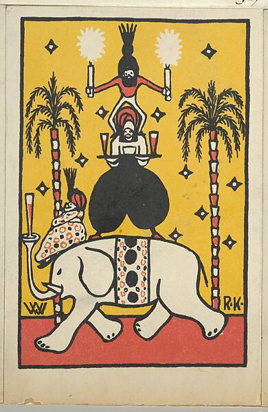 Humorous Subject, Rudolf Kalvach (Austrian, Vienna 1883–1932 Kosmanos), Color lithograph 