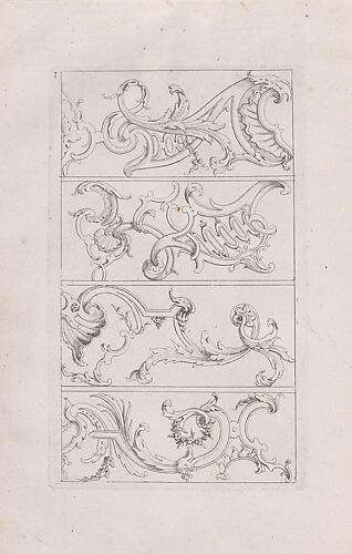 Livre Nouveau de Prinsipes D'Ornemens..., Plate 3