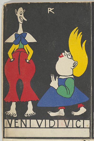 Veni Vidi Vici, Rudolf Kalvach (Austrian, Vienna 1883–1932 Kosmanos), Color lithograph 