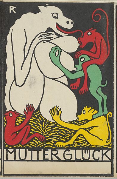 Joys of Motherhood (Mutter Glück), Rudolf Kalvach (Austrian, Vienna 1883–1932 Kosmanos), Color lithograph 