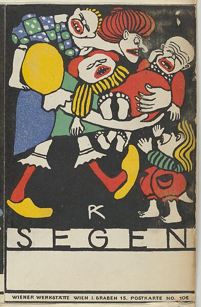 Blessing (Segen), Rudolf Kalvach (Austrian, Vienna 1883–1932 Kosmanos), Color lithograph 