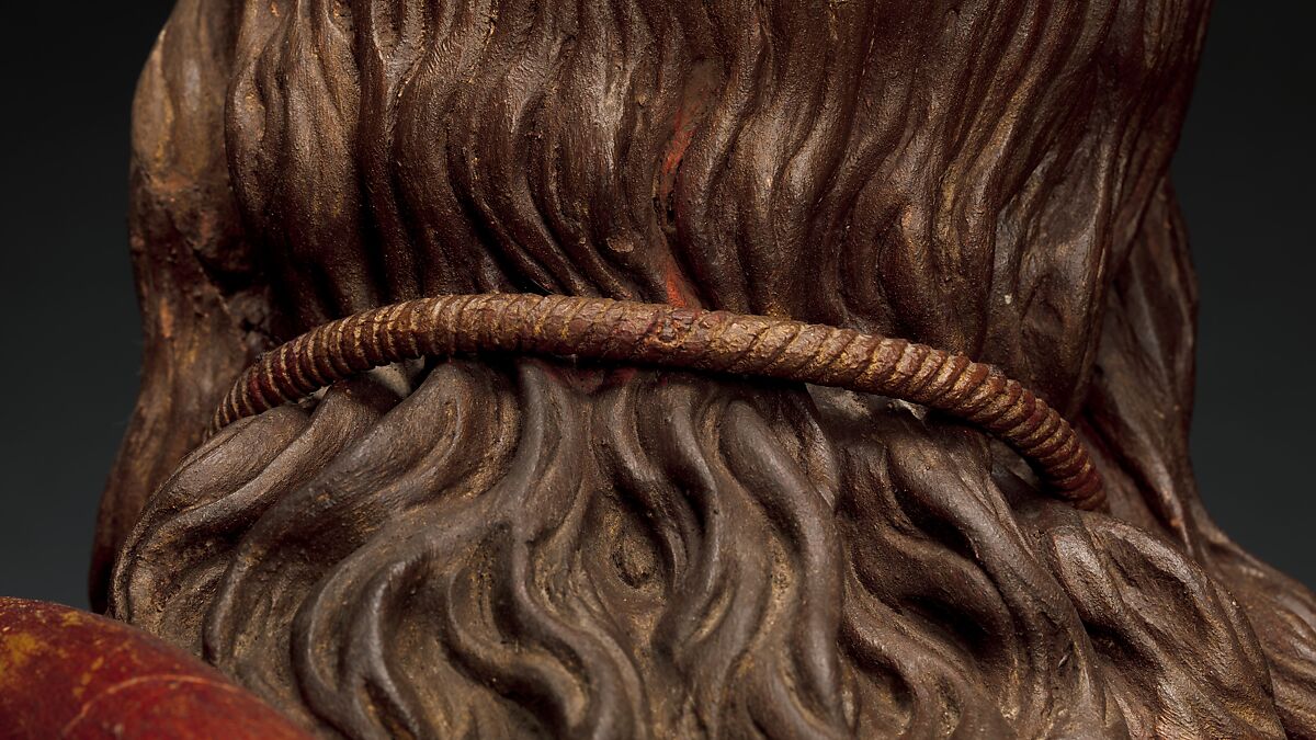 Ecce Homo, Pedro de Mena (Spanish, Granada 1628–1688 Málaga), Partial-gilt polychrome wood, Spanish, probably Málaga