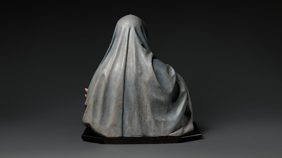 Mater Dolorosa, Pedro de Mena (Spanish, Granada 1628–1688 Málaga), Partial-gilt polychrome wood, Spanish, probably Málaga