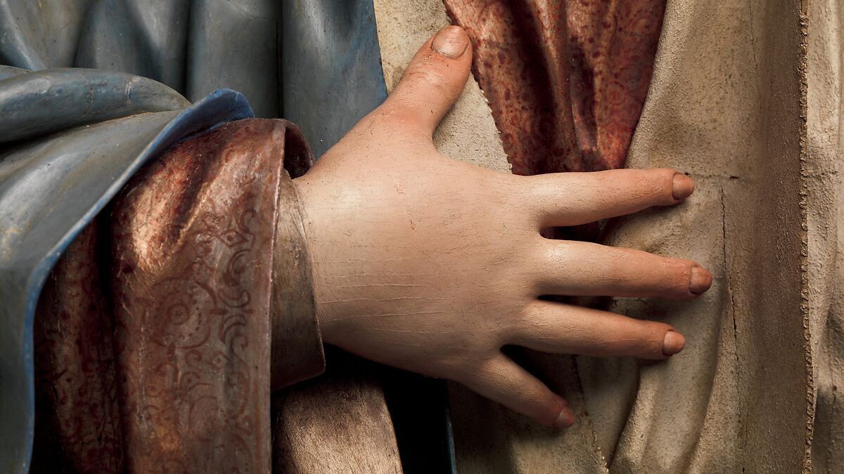 Mater Dolorosa, Pedro de Mena (Spanish, Granada 1628–1688 Málaga), Partial-gilt polychrome wood, Spanish, probably Málaga