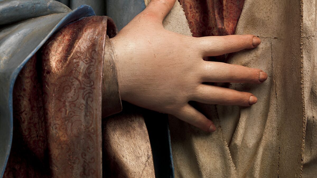 Mater Dolorosa, Pedro de Mena (Spanish, Granada 1628–1688 Málaga), Partial-gilt polychrome wood, Spanish, probably Málaga