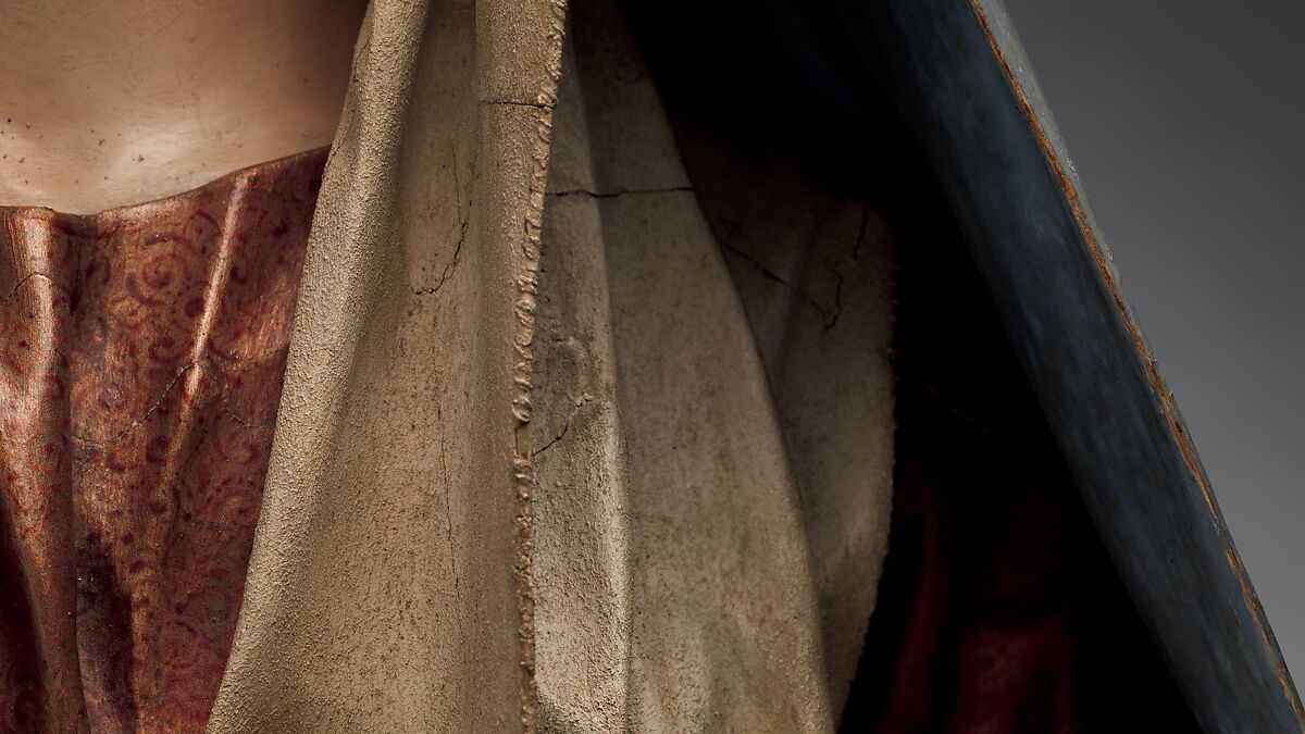 Mater Dolorosa, Pedro de Mena (Spanish, Granada 1628–1688 Málaga), Partial-gilt polychrome wood, Spanish, probably Málaga