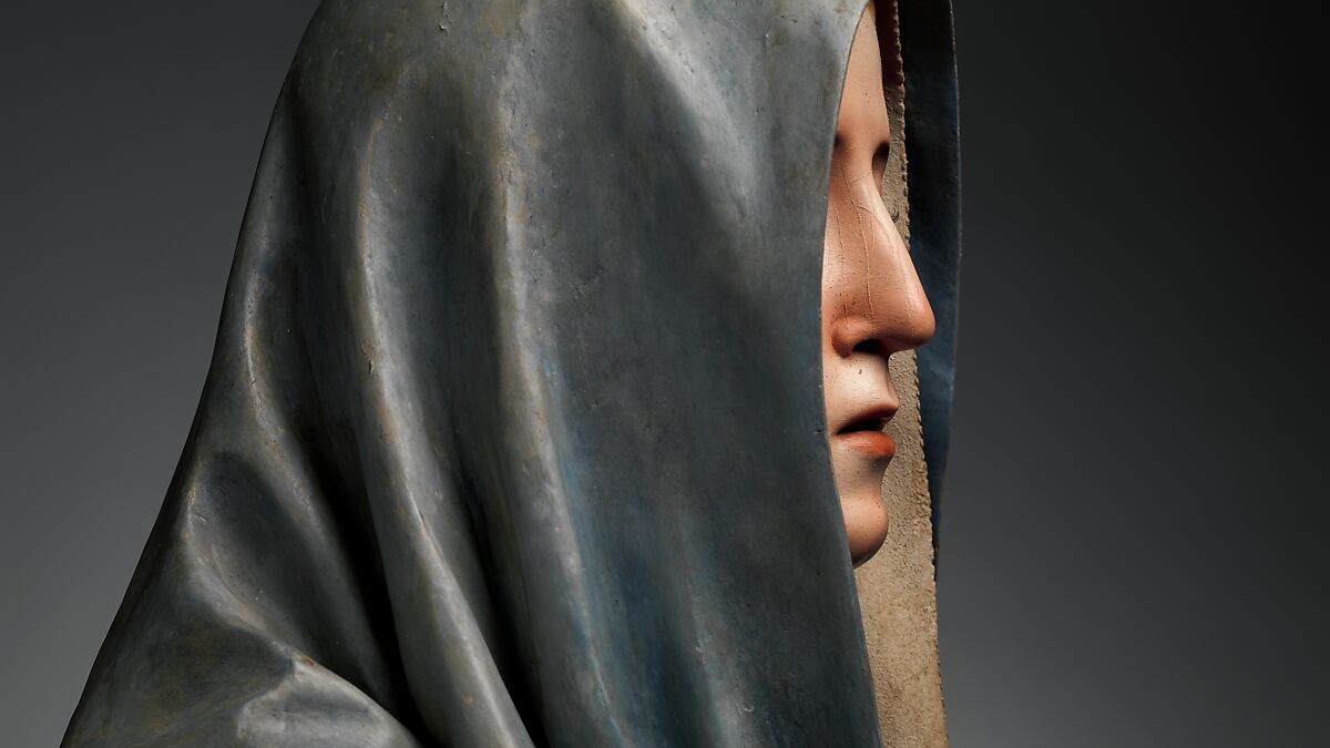 Mater Dolorosa, Pedro de Mena (Spanish, Granada 1628–1688 Málaga), Partial-gilt polychrome wood, Spanish, probably Málaga