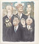 Patrick Oliphant | Seven Presidents | The Metropolitan Museum of Art