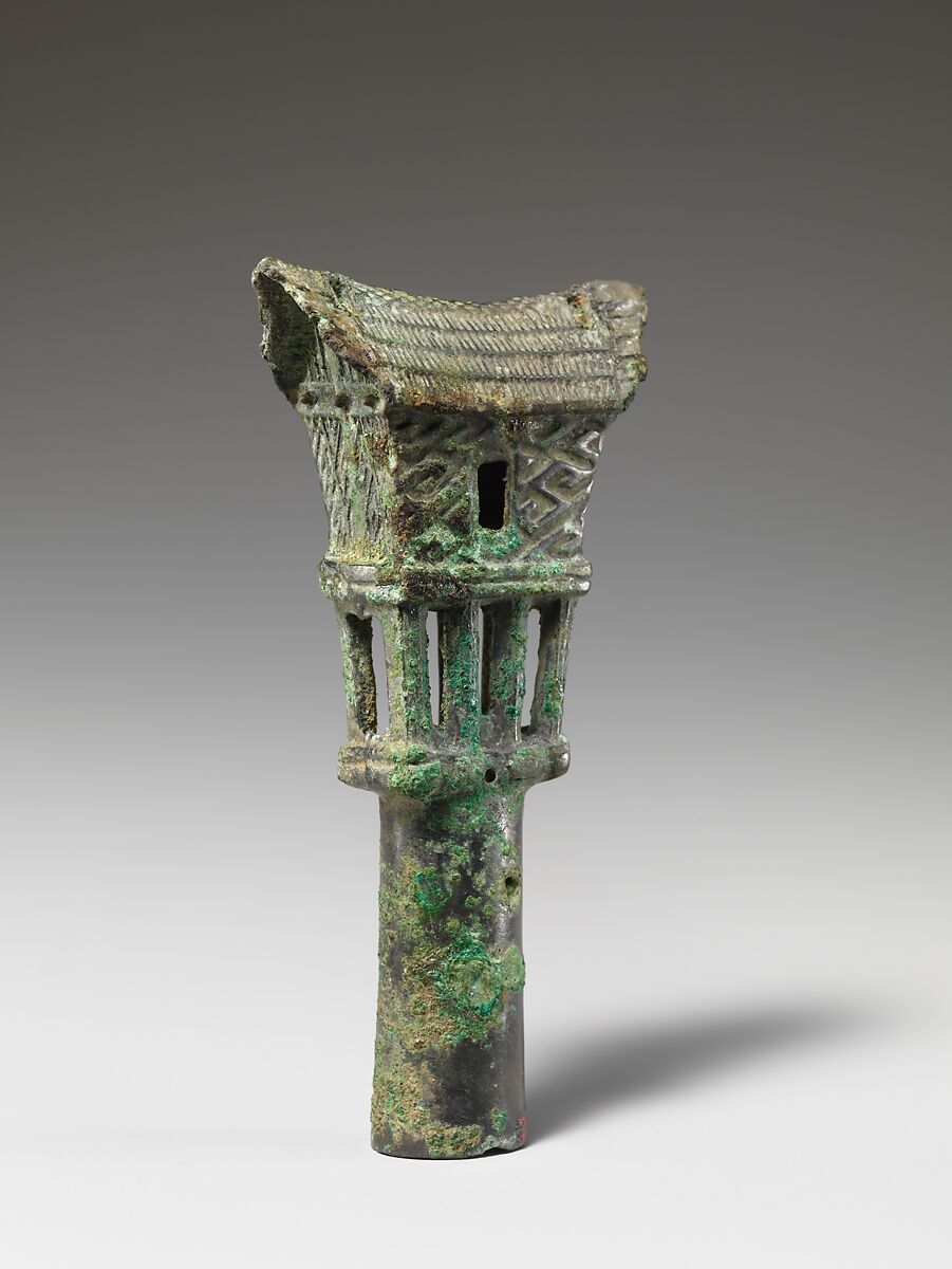 Model of a Pile Dwelling, Bronze, Southwest China (Dian culture) 