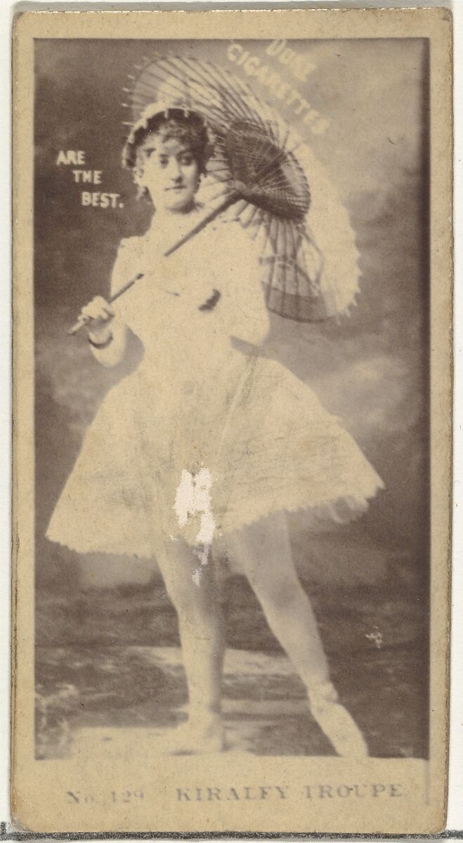 Issued by W. Duke, Sons & Co. | Card Number 129, Kiralfy Troupe, from ...