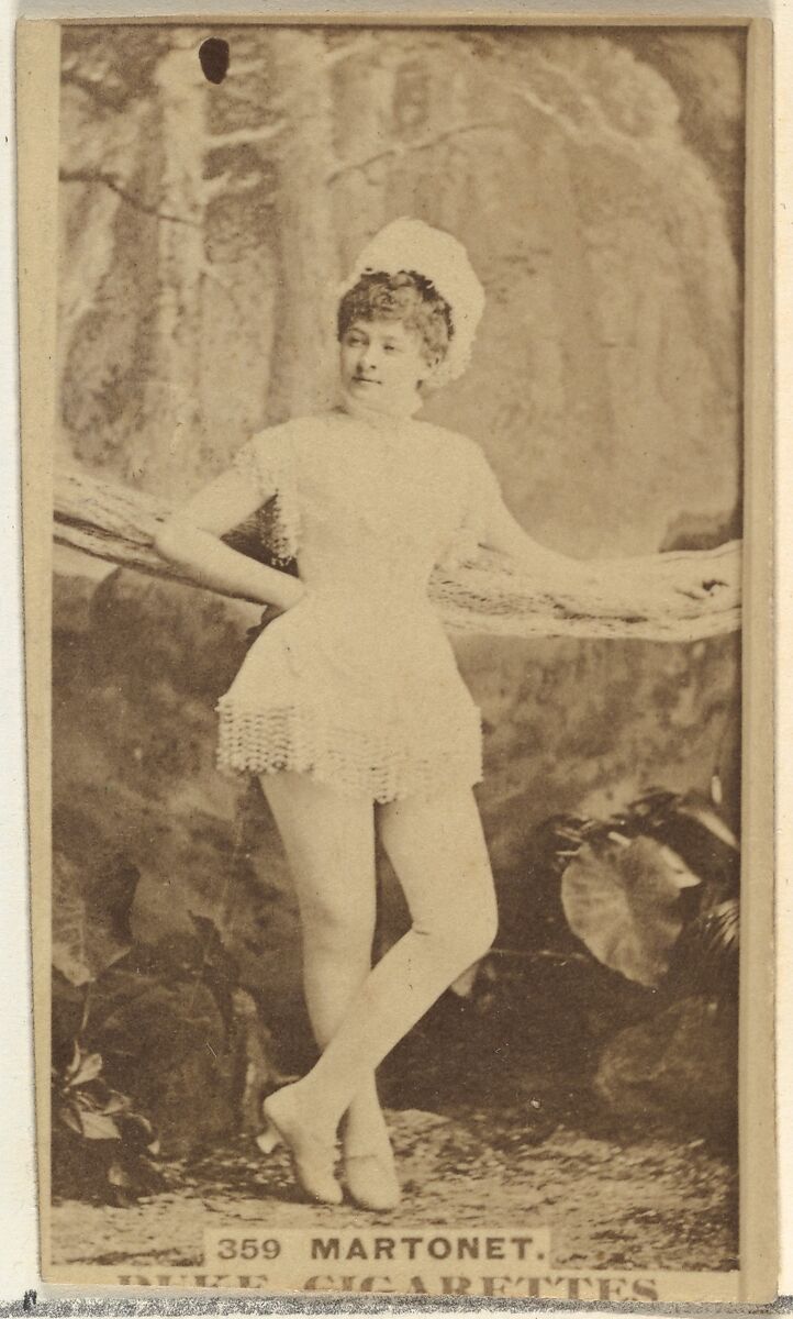 Card Number 359, Martonet, from the Actors and Actresses series (N145-7) issued by Duke Sons & Co. to promote Duke Cigarettes, Issued by W. Duke, Sons &amp; Co. (New York and Durham, N.C.), Albumen photograph 