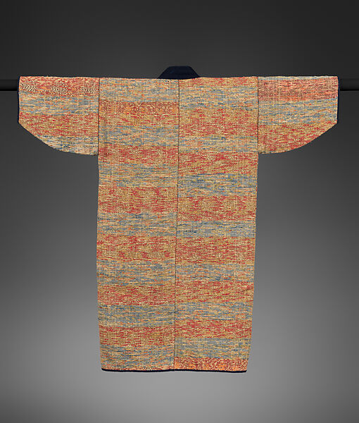 Farmer’s Jacket (Shigotogi), Plain-weave cotton scraps with mountain-wisteria fiber, Japan