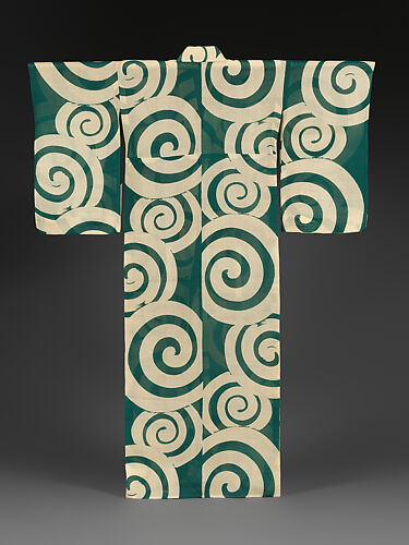 Summer Kimono (Hito-e) with Swirls
