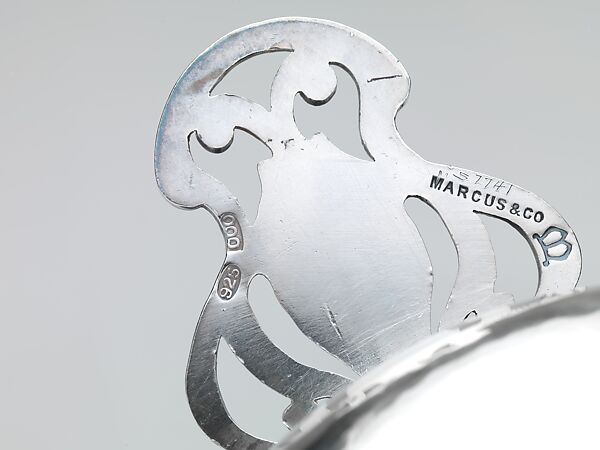 Porringer, Marcus and Co. (American, New York, 1892–1942), Silver, pearls, American