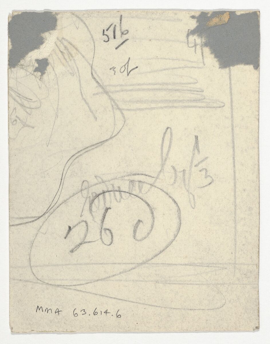 Long-haired Woman in Front of Tall Rosebushes (Chapter Heading, "Le Morte d'Arthur," J. M. Dent, 1893–4, Part IX, book xiii, chapter viii, p. 700, and Part XII, book xxi, chapter viii, p. 972), Aubrey Vincent Beardsley (British, Brighton, Sussex 1872–1898 Menton), Pen and carbon black ink, brush and wash, over graphite