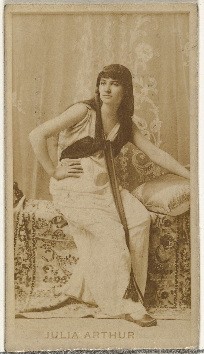 Julia Arthur, from the Actors and Actresses series (N145-8) issued by Duke Sons & Co. to promote Duke Cigarettes, Issued by W. Duke, Sons &amp; Co. (New York and Durham, N.C.), Albumen photograph