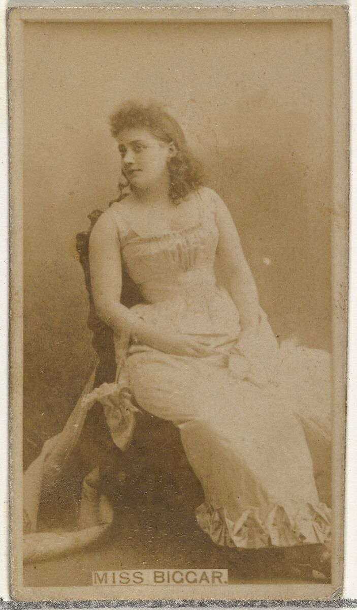 Issued by W. Duke, Sons & Co. | Miss Biggar, from the Actors and ...