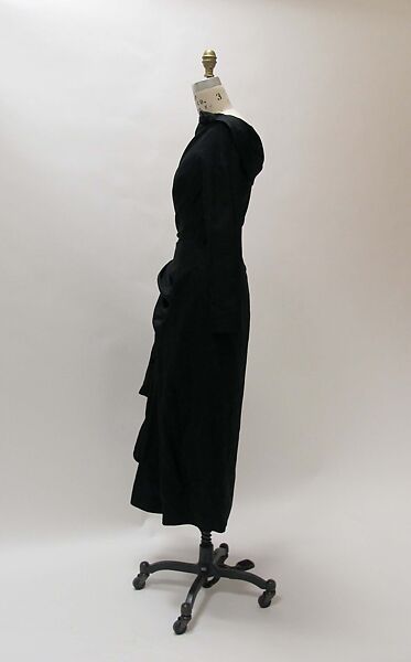 Dress, John Galliano (founded 1984), wool, silk, metal, French