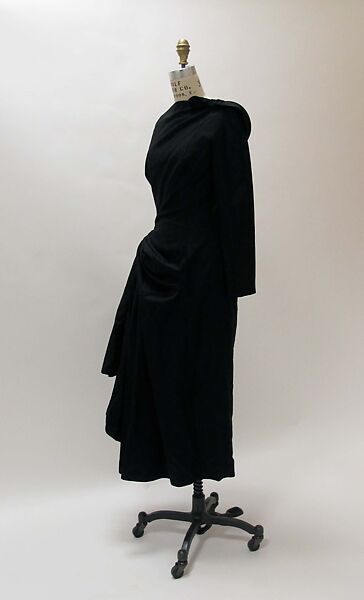 Dress, John Galliano (founded 1984), wool, silk, metal, French