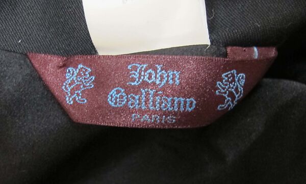 Dress, John Galliano (founded 1984), wool, silk, metal, French