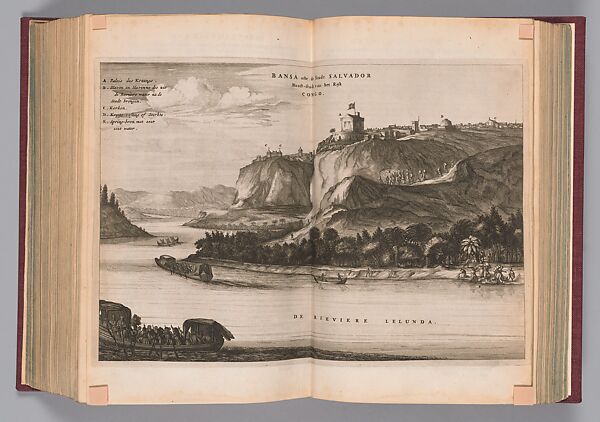 Mbanza Kongo (São Salvador)
Engraving from O[lfert] Dapper, Naukeurige Beschrijvinge (Amsterdam), pp. 562–63

