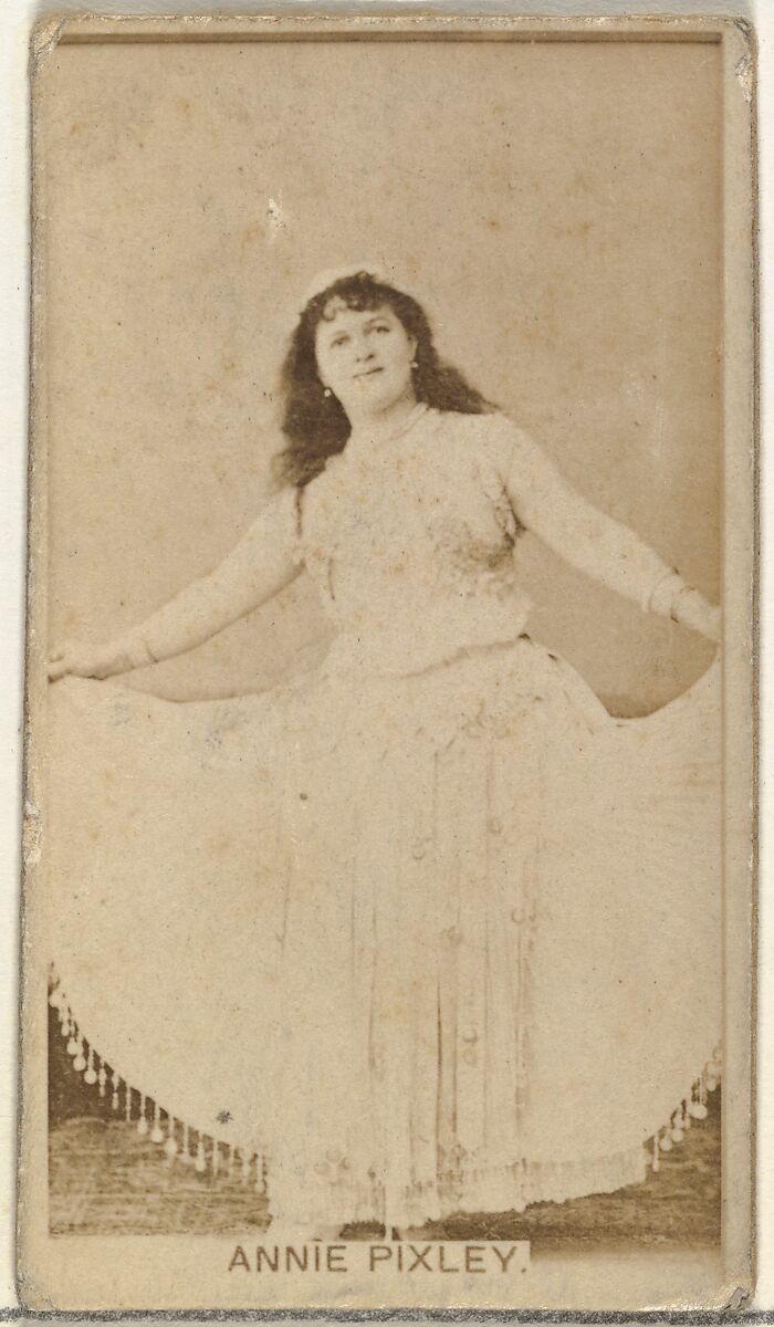 Annie Pixley, from the Actors and Actresses series (N145-8) issued by Duke Sons & Co. to promote Duke Cigarettes, Issued by W. Duke, Sons &amp; Co. (New York and Durham, N.C.), Albumen photograph 