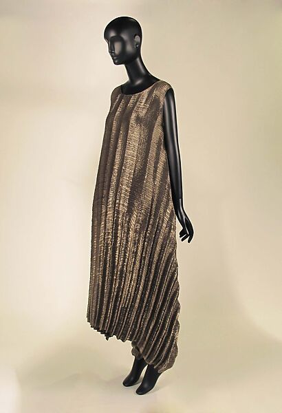 Ensemble, Issey Miyake (Japanese, 1938–2022), polyester, Japanese